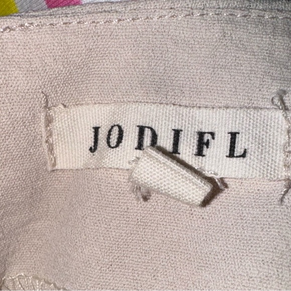 JODIFL BONE pleat shoulder keyhole back house women’s tops size medium - Picture 9 of 9